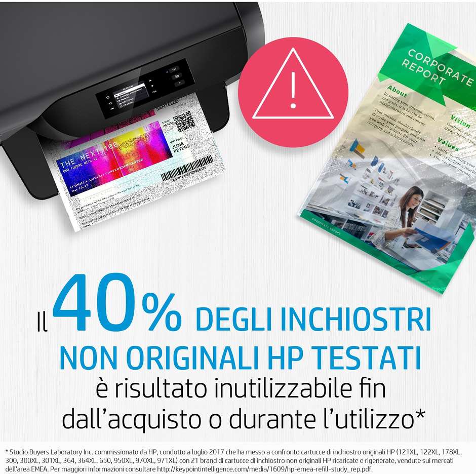 Hp 305 Cartuccia 120 pagine 2 pacchi Nero/ciano/giallo/magenta [6ZD17AE#301]